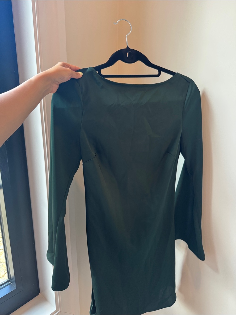 Gianni Bini Forest Green Long Sleeve Sheath Dress
